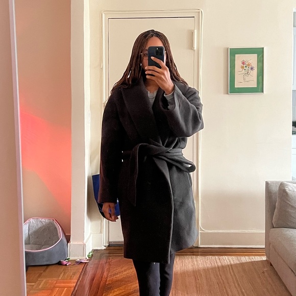 SOLD • Club Monaco 100% Italian Wool Coat - Picture 3 of 4